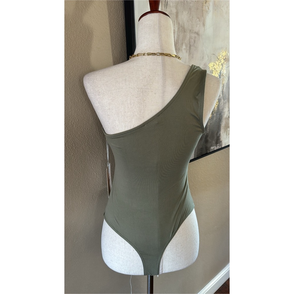 Olive cut out bodysuit - Picture 3 of 7